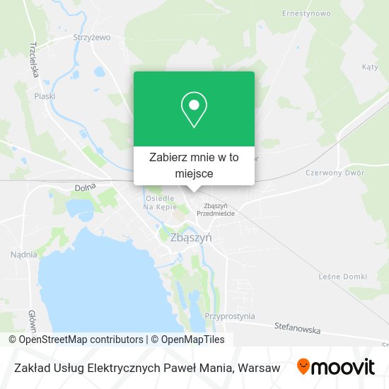 Mapa Zakład Usług Elektrycznych Paweł Mania