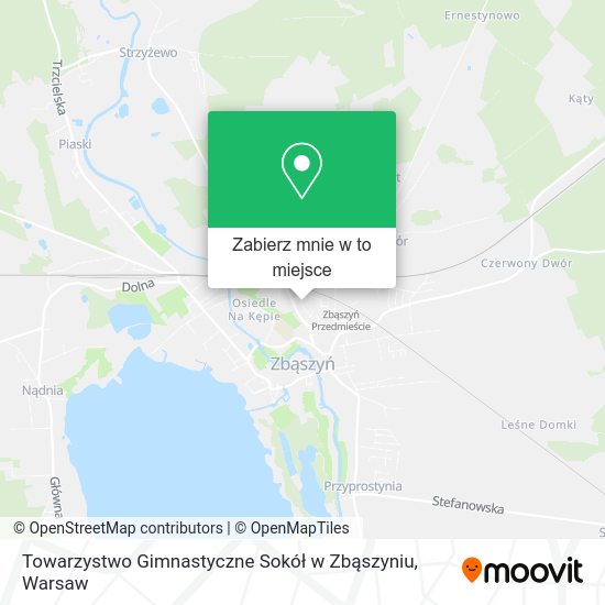 Mapa Towarzystwo Gimnastyczne Sokół w Zbąszyniu