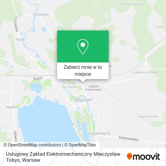 Mapa Usługowy Zakład Elektromechaniczny Mieczysław Tobys