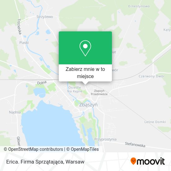 Mapa Erica. Firma Sprzątająca