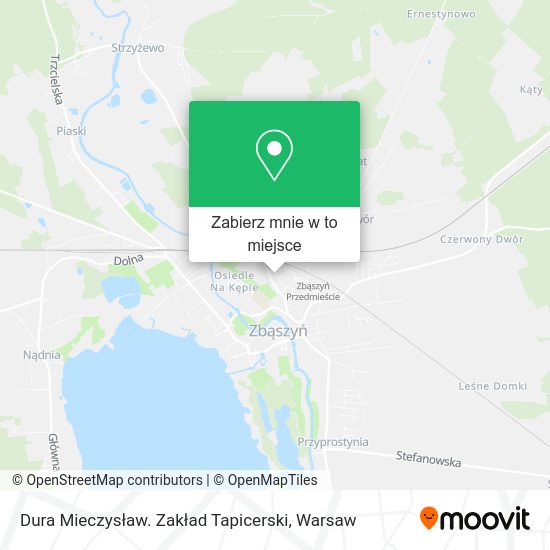 Mapa Dura Mieczysław. Zakład Tapicerski