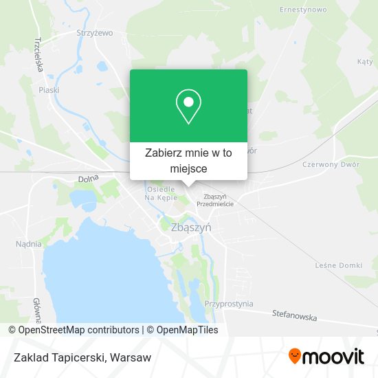 Mapa Zaklad Tapicerski