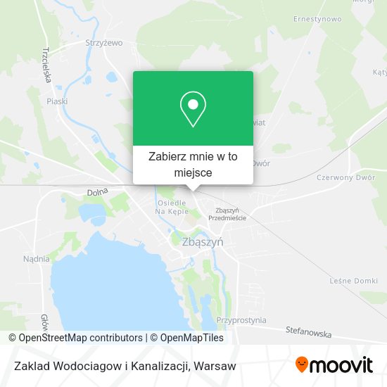 Mapa Zaklad Wodociagow i Kanalizacji