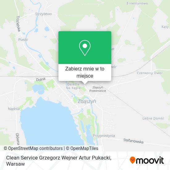 Mapa Clean Service Grzegorz Wejner Artur Pukacki