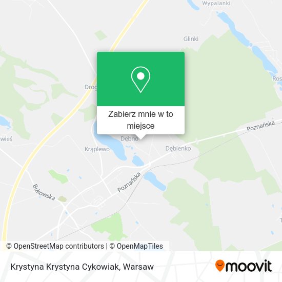 Mapa Krystyna Krystyna Cykowiak