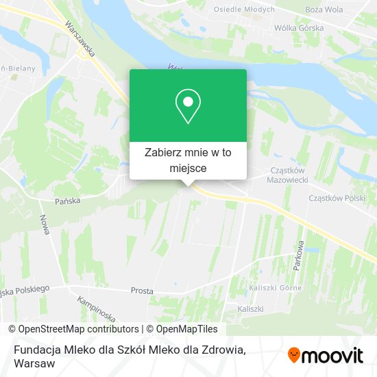 Mapa Fundacja Mleko dla Szkół Mleko dla Zdrowia