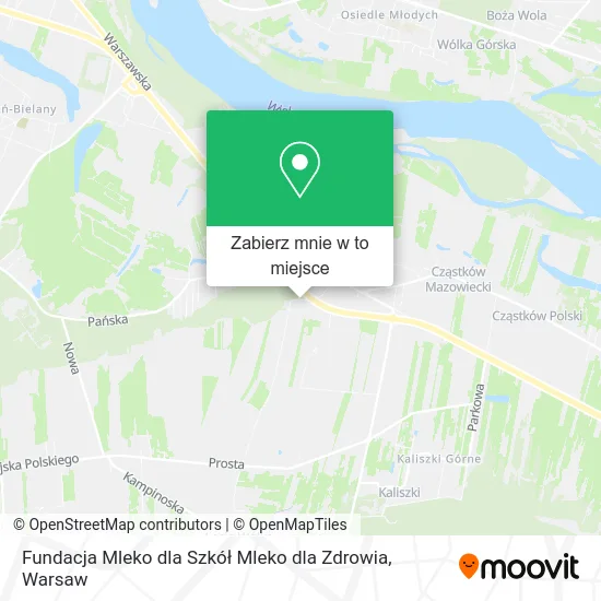 Mapa Fundacja Mleko dla Szkół Mleko dla Zdrowia