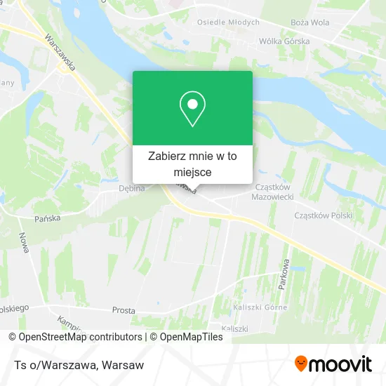 Mapa Ts o/Warszawa