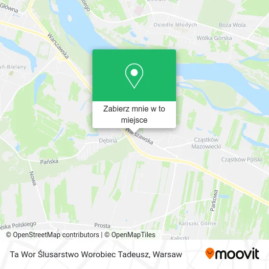 Mapa Ta Wor Ślusarstwo Worobiec Tadeusz