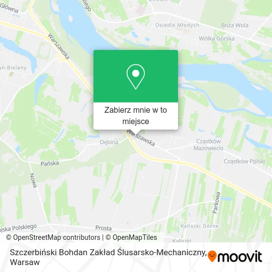 Mapa Szczerbiński Bohdan Zakład Ślusarsko-Mechaniczny