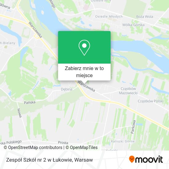 Mapa Zespół Szkół nr 2 w Łukowie