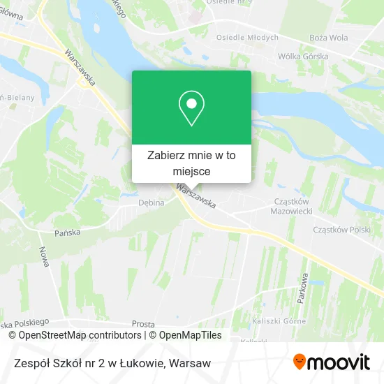 Mapa Zespół Szkół nr 2 w Łukowie