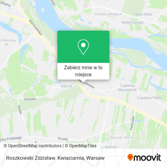 Mapa Roszkowski Zdzisław. Kwiaciarnia