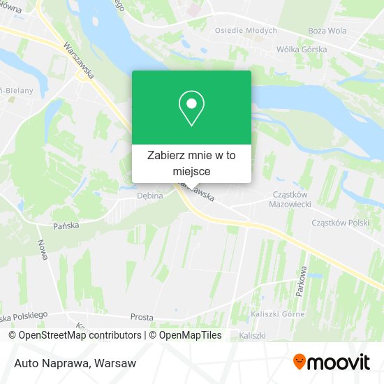 Mapa Auto Naprawa