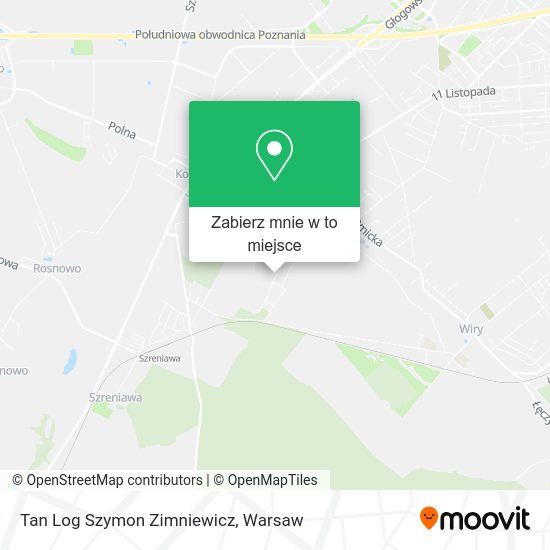 Mapa Tan Log Szymon Zimniewicz