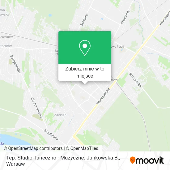 Mapa Tep. Studio Taneczno - Muzyczne. Jankowska B.