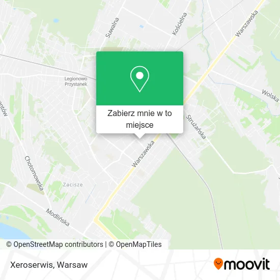 Mapa Xeroserwis