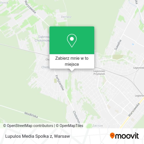 Mapa Lupulos Media Spolka z