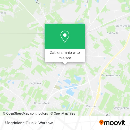 Mapa Magdalena Glusik