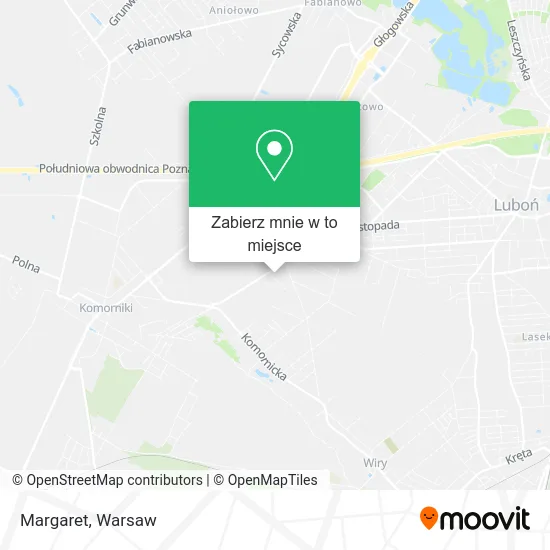 Mapa Margaret