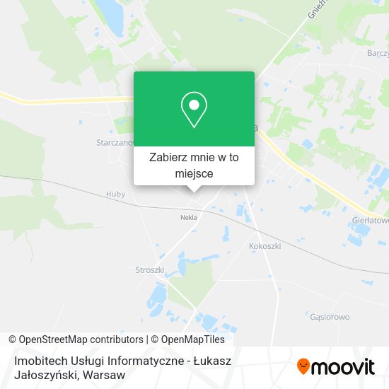 Mapa Imobitech Usługi Informatyczne - Łukasz Jałoszyński