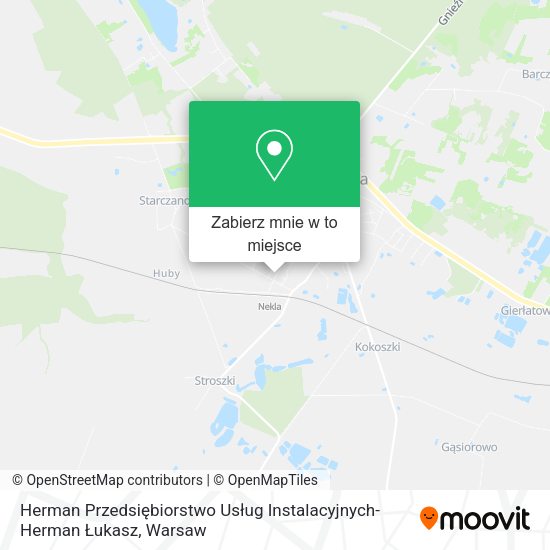 Mapa Herman Przedsiębiorstwo Usług Instalacyjnych-Herman Łukasz