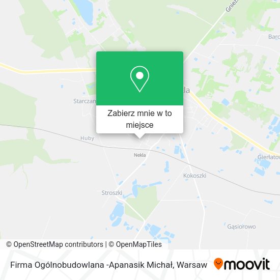 Mapa Firma Ogólnobudowlana -Apanasik Michał