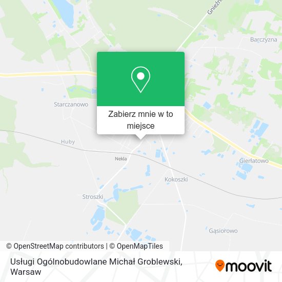 Mapa Usługi Ogólnobudowlane Michał Groblewski