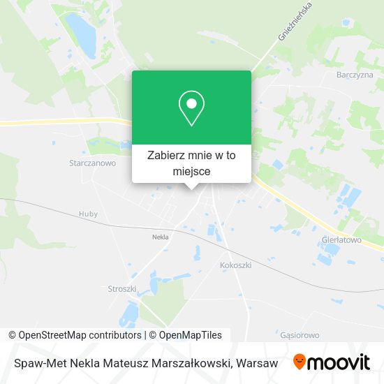 Mapa Spaw-Met Nekla Mateusz Marszałkowski