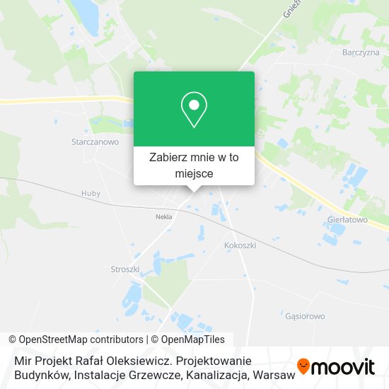 Mapa Mir Projekt Rafał Oleksiewicz. Projektowanie Budynków, Instalacje Grzewcze, Kanalizacja