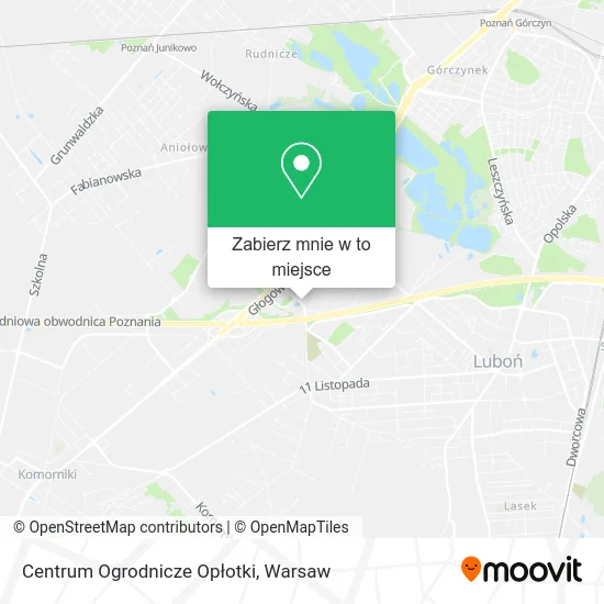 Mapa Centrum Ogrodnicze Opłotki