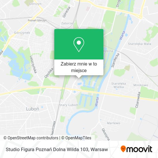 Mapa Studio Figura Poznań Dolna Wilda 103