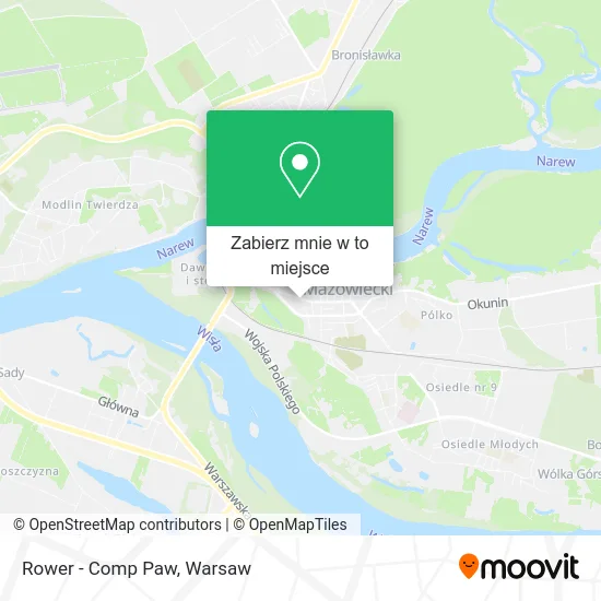 Mapa Rower - Comp Paw
