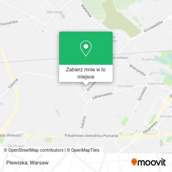 Mapa Plewiska