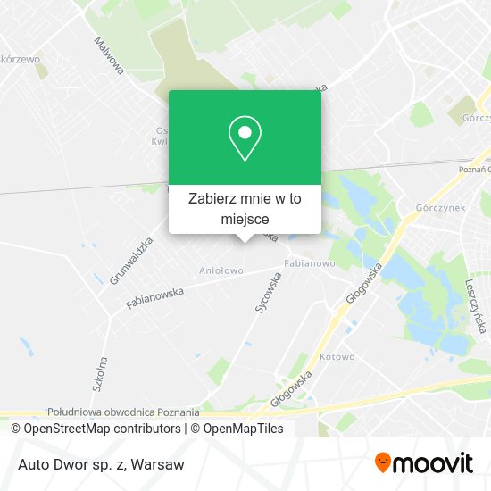 Mapa Auto Dwor sp. z