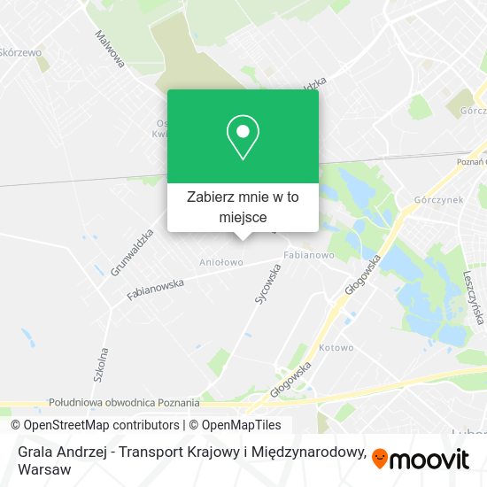 Mapa Grala Andrzej - Transport Krajowy i Międzynarodowy