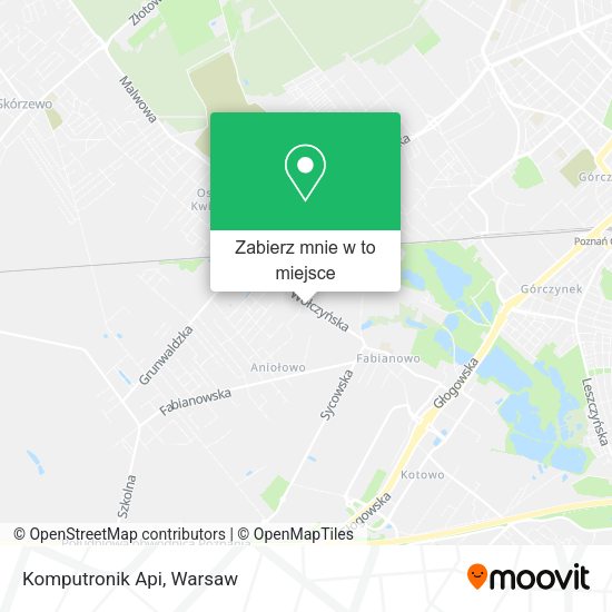 Mapa Komputronik Api