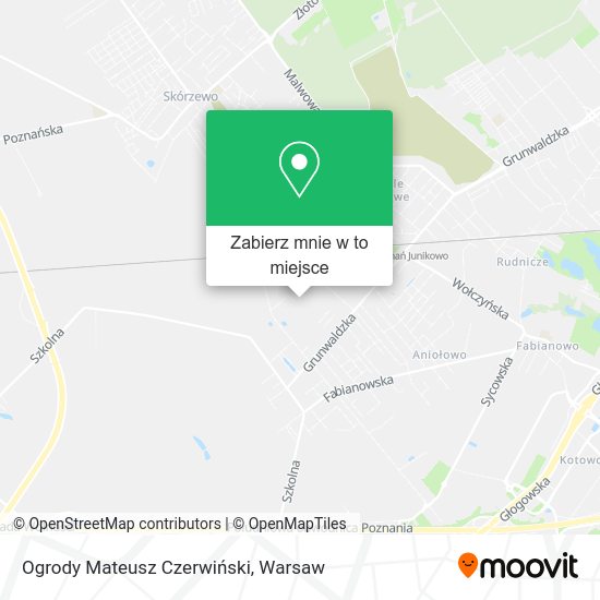 Mapa Ogrody Mateusz Czerwiński