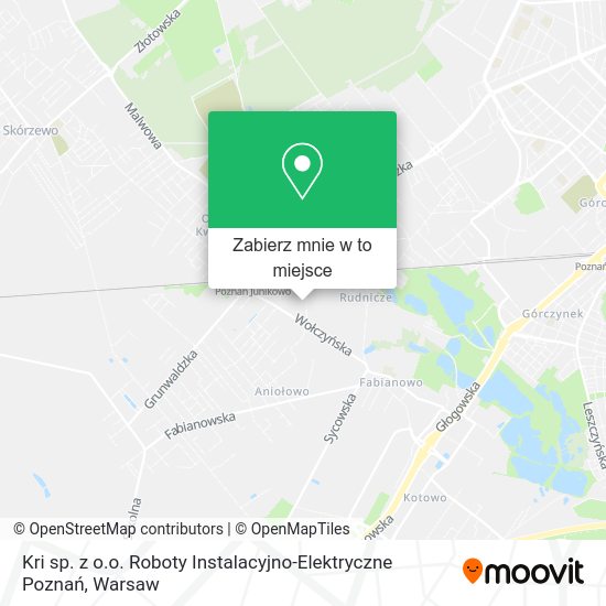 Mapa Kri sp. z o.o. Roboty Instalacyjno-Elektryczne Poznań