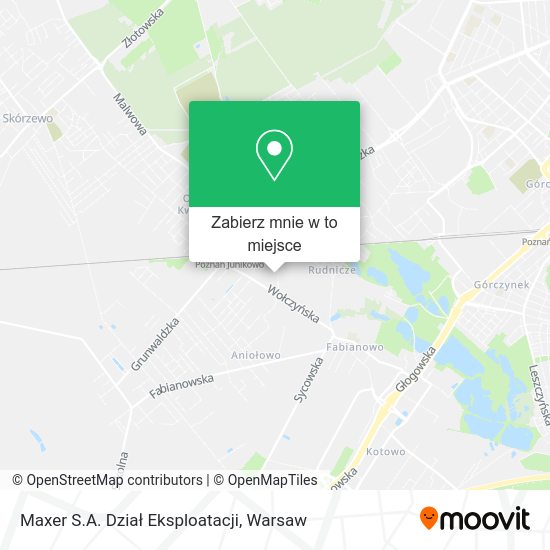 Mapa Maxer S.A. Dział Eksploatacji