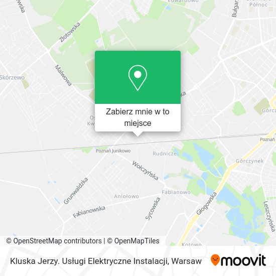 Mapa Kluska Jerzy. Usługi Elektryczne Instalacji