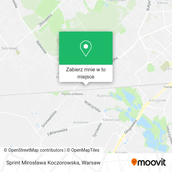 Mapa Sprint Mirosława Koczorowska