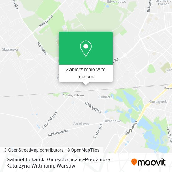 Mapa Gabinet Lekarski Ginekologiczno-Położniczy Katarzyna Wittmann