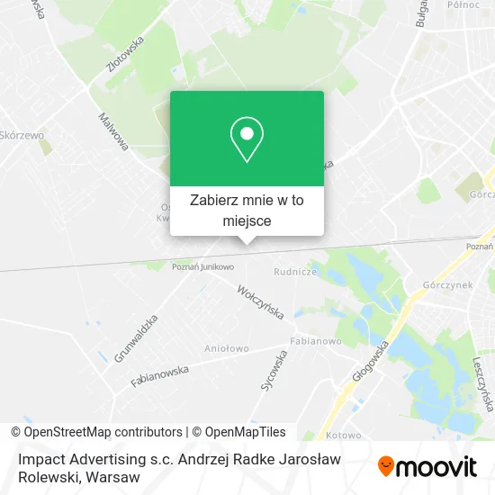 Mapa Impact Advertising s.c. Andrzej Radke Jarosław Rolewski