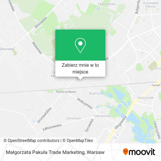 Mapa Małgorzata Pakuła Trade Marketing