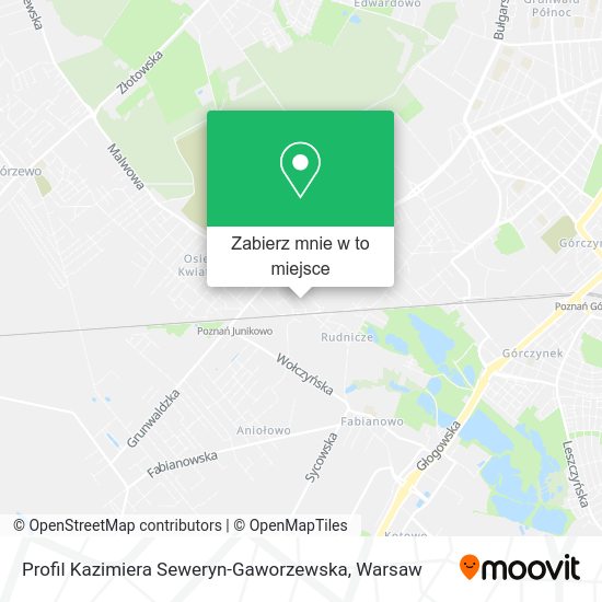 Mapa Profil Kazimiera Seweryn-Gaworzewska