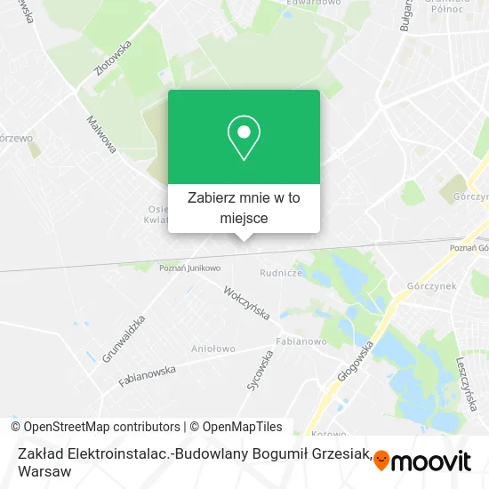 Mapa Zakład Elektroinstalac.-Budowlany Bogumił Grzesiak