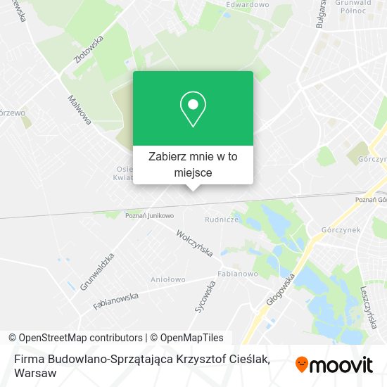 Mapa Firma Budowlano-Sprzątająca Krzysztof Cieślak