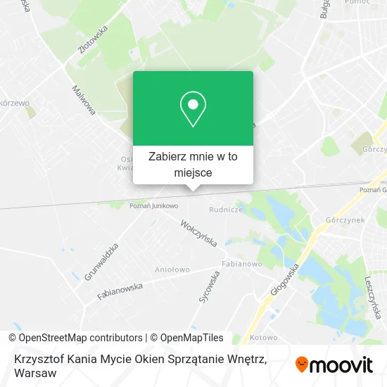 Mapa Krzysztof Kania Mycie Okien Sprzątanie Wnętrz