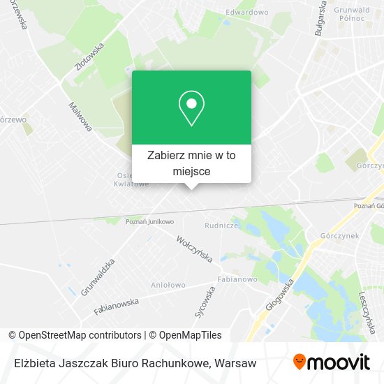 Mapa Elżbieta Jaszczak Biuro Rachunkowe